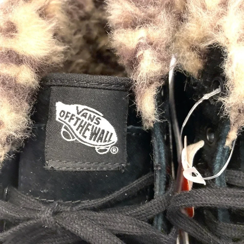 VANS Sk8 Hi Platform MTE Black Leopard Fur Mens 10 Womens 11.5 0A3TKOUQG NEW